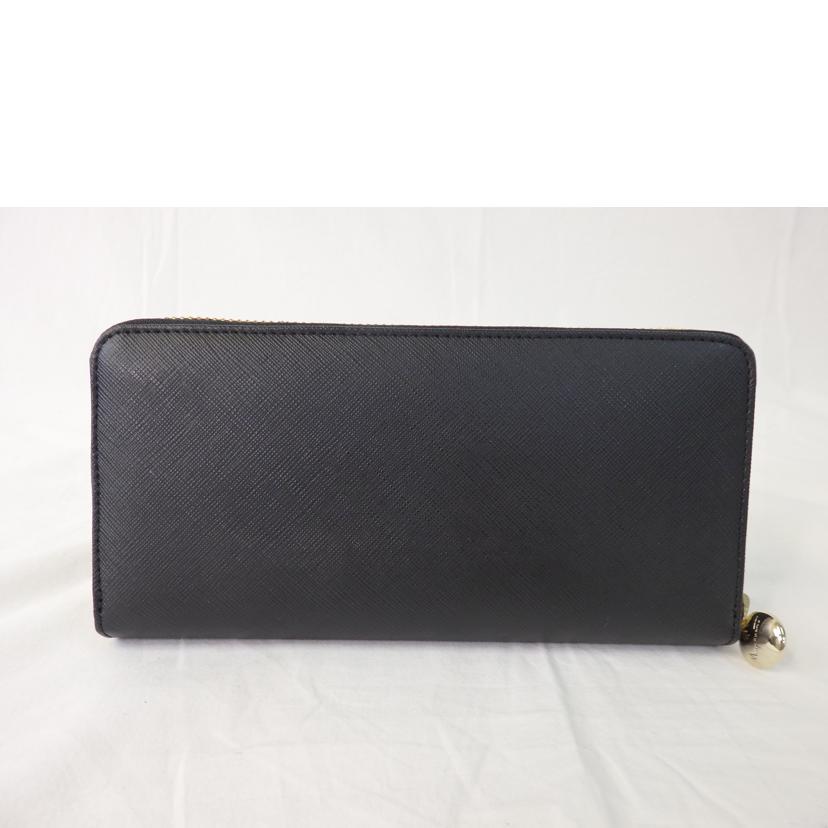 ☆美品☆マリークワント☆長財布☆ブラック MARY QUANT（マリークヮント） マリークワント/長財布 黒/Aランク/84