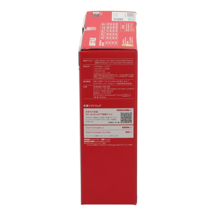 BUFFALO バッファロー/外付けHDD 6TB/HDV-CCD6U3BA/10699141100532/Sランク/84【中古】 BUFFALO バッファロー/外付けHDD 6TB/HDV-CCD6U3BA