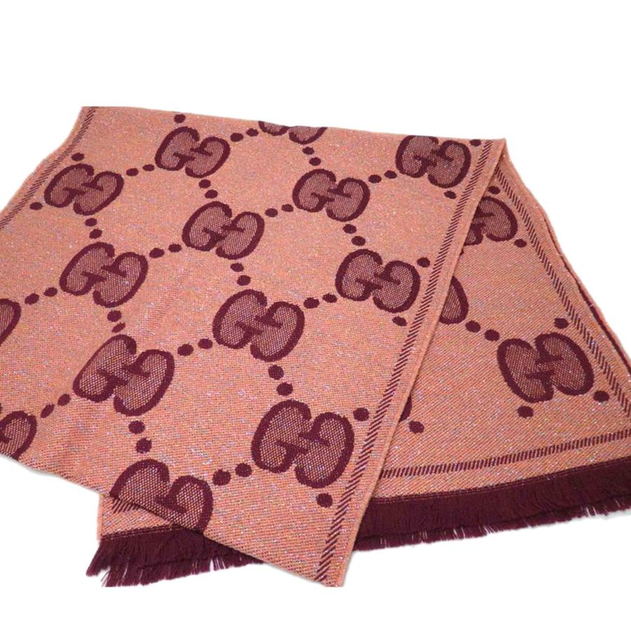GUCCI（グッチ） グッチ/GG柄/ラメジャガード/マフラー/ストール