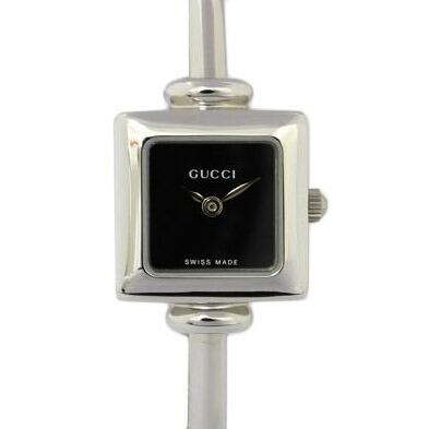 GUCCI（グッチ） グッチ/スクエアバングルウォッチ/黒文字盤/1900L/024