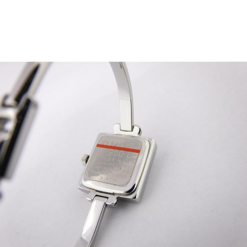 GUCCI（グッチ） グッチ/スクエアバングルウォッチ/黒文字盤/1900L/024