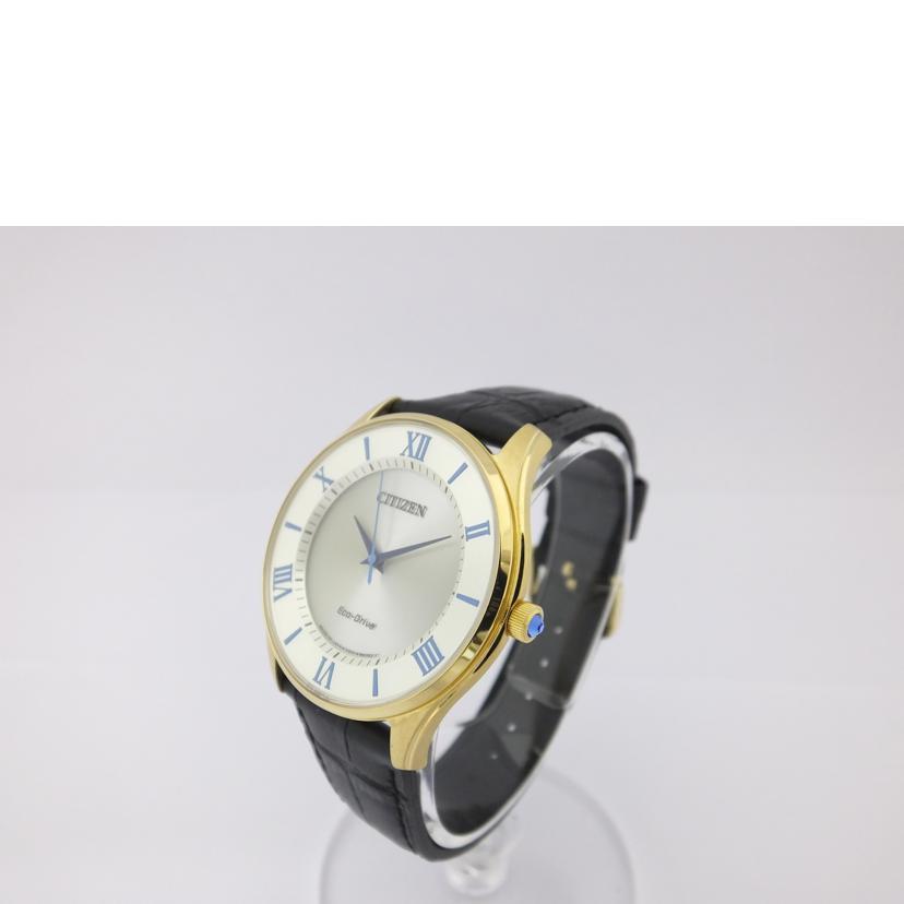 【良品】CITIZEN エコドライブ ソーラー腕時計 H145-S099111 シチズン 腕時計 デイト ECO-DRIVE ソーラー ブラック H145