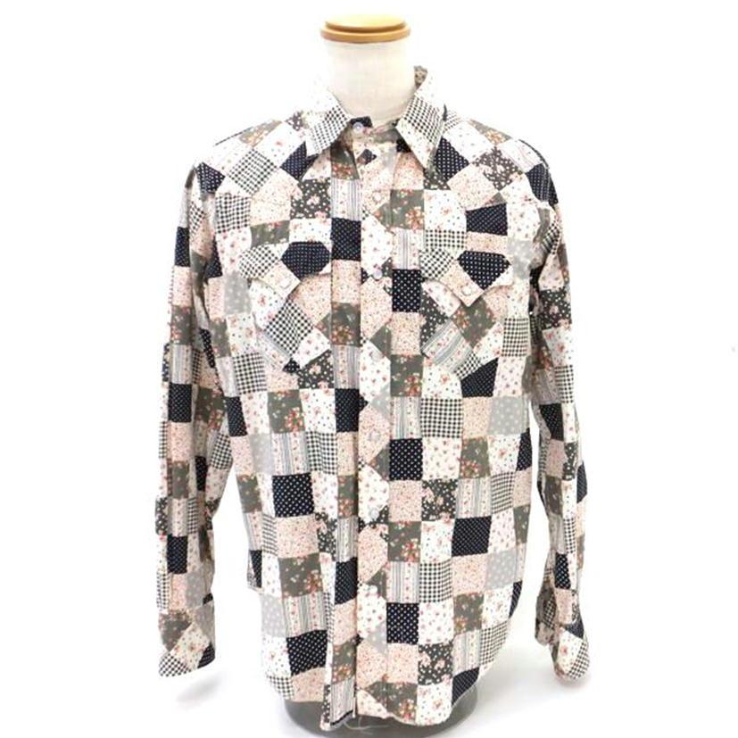 定価38500円 Engineered Garments パッチワークシャツ Engineered Garments パッチワークシャツ