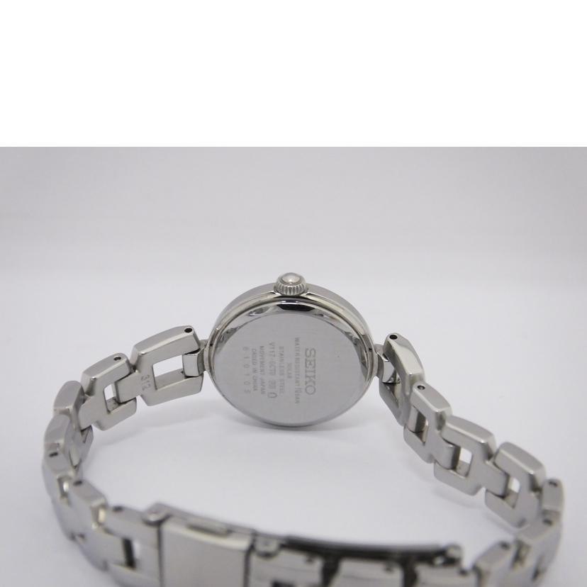SEIKO（セイコー） セイコー/レディースソーラー腕時計/V117-0CT0/610