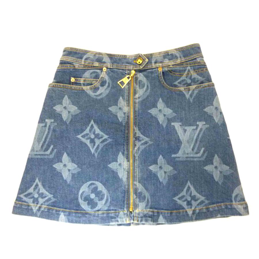 LOUISVUITON ルイヴィトン　スカート　デニム モノグラム デニム ミニスカート ｜ルイ・ヴィトン 公式サイト