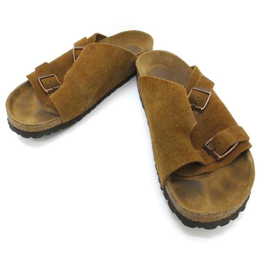 BIRKENSTOCK ビルケンシュトック/スウェードレザーサンダル/ブラウン/チューリッヒ/Bランク/88【中古】 BIRKENSTOCK（ビルケンシュトック） ビルケンシュトック/スウェード