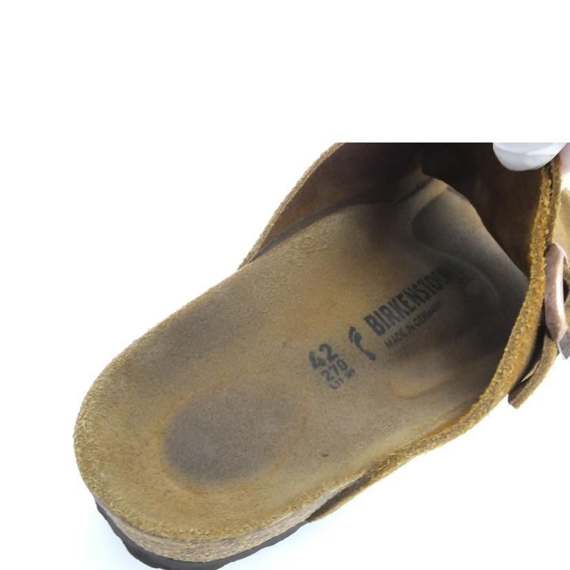 BIRKENSTOCK ビルケンシュトック/スウェードレザーサンダル/ブラウン/チューリッヒ/Bランク/88【中古】 BIRKENSTOCK（ビルケンシュトック） ビルケンシュトック/スウェード
