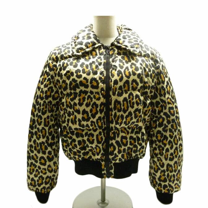 THE MARC JACOBS / ダウンジャケット/S/ポリエステル/BEG/レオパード/V302P31RE20 MARC JACOBS マークジェイコブス/パッファージャケット/V302P31RE20/B