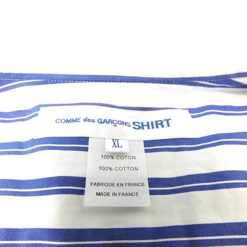 COMME des GARCONS コムデギャルソン/ストライプシャツ/FZ-B125/AB