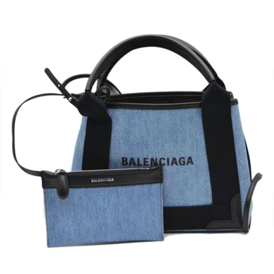 BALENCIAGA（バレンシアガ） バレンシア/ネイビーカバXS/デニムブルー