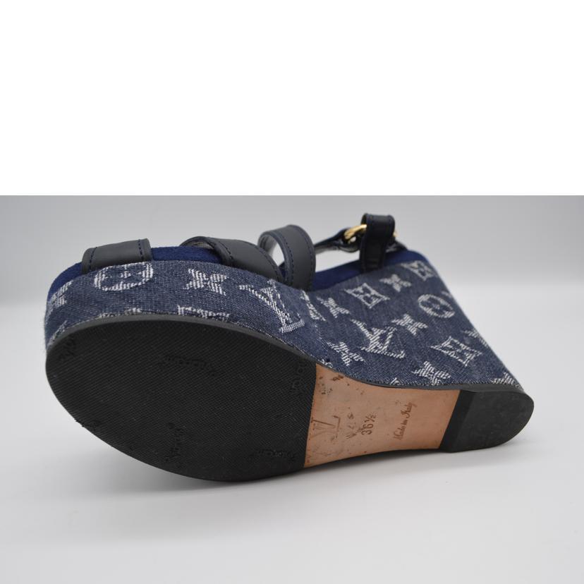 LV ルイヴィトン../モノグラムデニムブルーサンダル/23.5cm/TC1