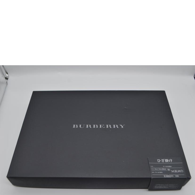 BURBERRYバーバリー/ノバチェックウールフリンジブランケット/BB6640