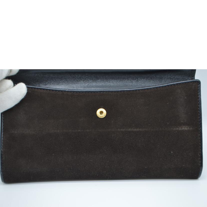 GUCCI グッチ/タイガーヘッドクリップスェードレザー長財布/035・2149・2190/横19cm縦9.5cm幅2/グッチ/Aランク/89【中古】 GUCCI（グッチ） グッチ/タイガーヘッドクリップスェードレザー長財布