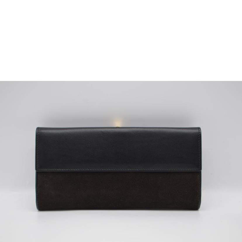 GUCCI グッチ/タイガーヘッドクリップスェードレザー長財布/035・2149・2190/横19cm縦9.5cm幅2/グッチ/Aランク/89【中古】 GUCCI（グッチ） グッチ/タイガーヘッドクリップスェードレザー長財布