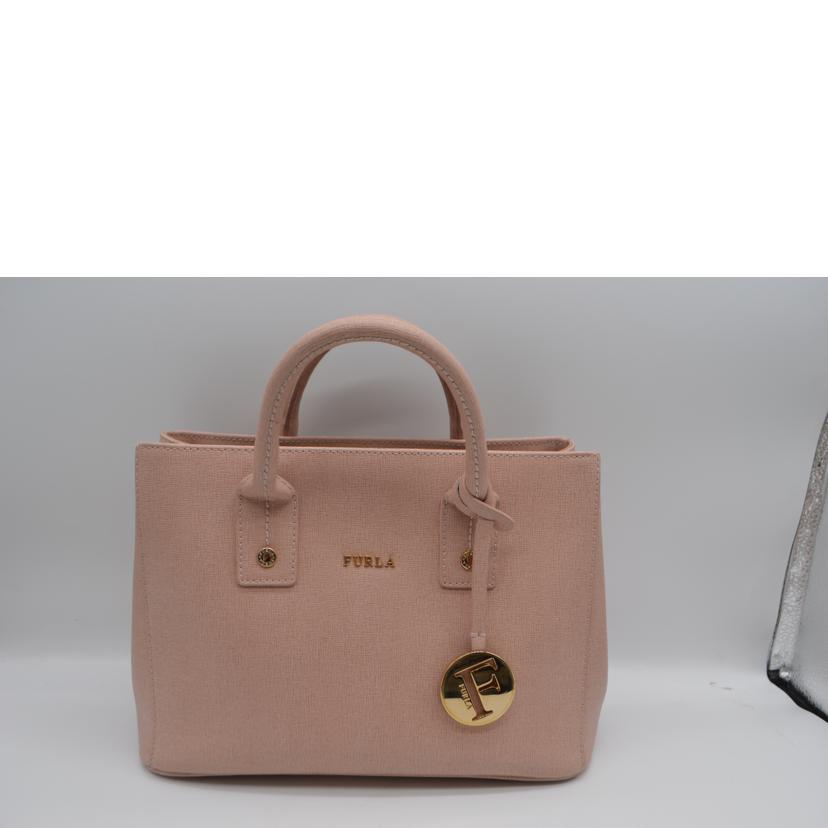美品 フルラ リンダミニ 中古・古着通販】FURLA (フルラ) リンダミニトートバッグ グレージュ