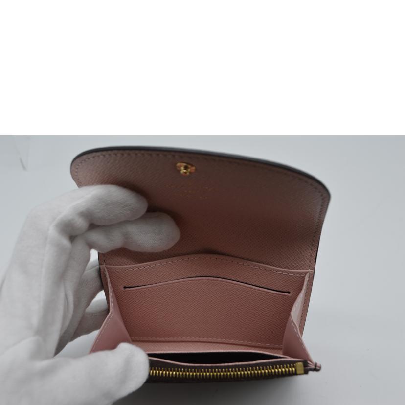 LOUIS VUITTON ルイ・ヴィトン/ポルトモネ・ロザリ/モノグラム/ローズ  