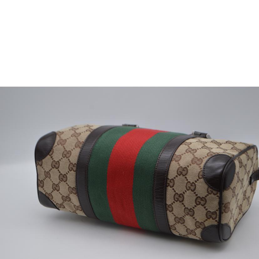 GUCCI（グッチ） グッチ/GGキャンバスシェリーラインレザーハンド