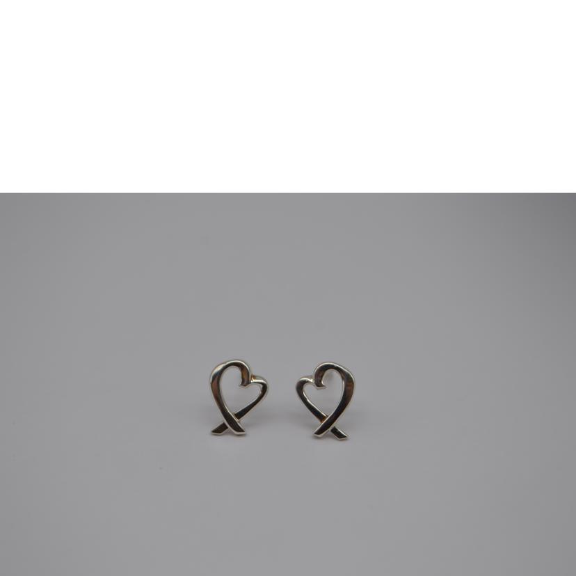 TIFFANY & Co. ティファニー/ラビングハートピアス/ABランク/89【中古