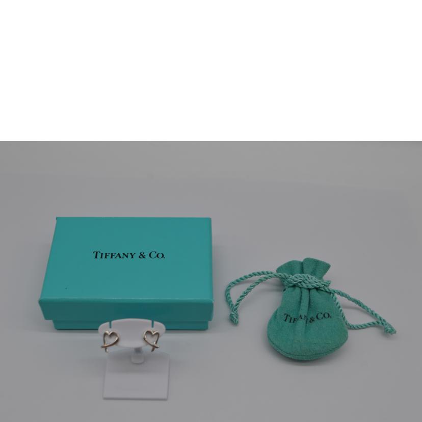 TIFFANY & Co. ティファニー/ラビングハートピアス/ABランク/89【中古