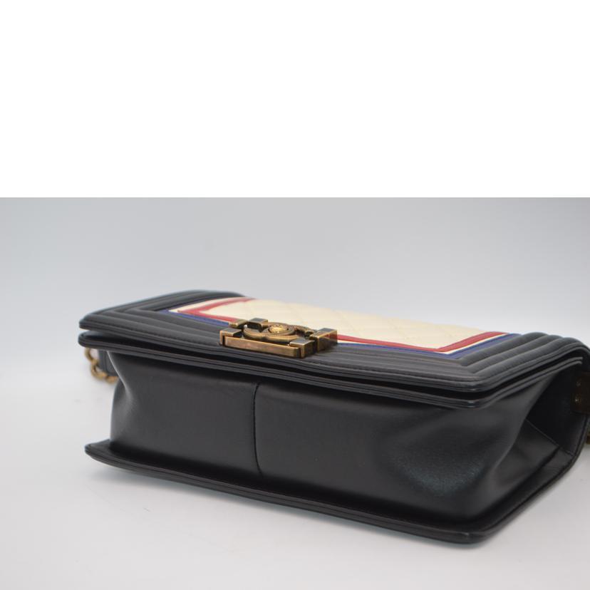 CHANEL シャネル/ボーイシャネルラムスキンチェーンショルダー/バイカラー/A67086/219*****/Aランク/89【中古】 CHANEL】シャネル『ボーイシャネル チェーンショルダーバッグ』A67086