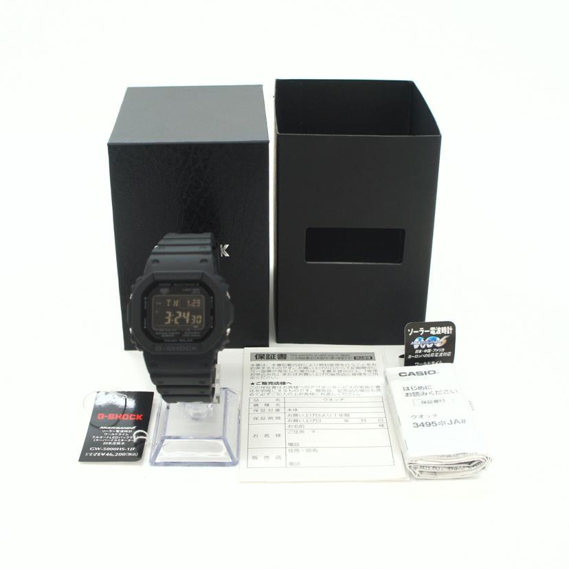 CASIO カシオ/G−SHOCK/5000シリーズ電波ソーラー/GW-5000HS-1JF/201*****/Sランク/89【中古】 CASIO（カシオ） カシオ/G−SHOCK/5000シリーズ電波ソーラー/GW-5000HS
