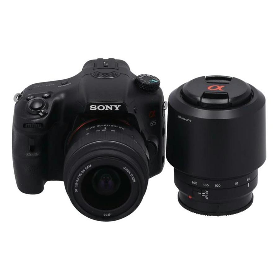 SONY ソニー/デジタル一眼/α65/SLT-A65VY ダブルズームキット/0082951/Bランク/89【中古】 SONY（ソニー） ソニー/デジタル一眼/α65/SLT-A65VY ダブルズーム