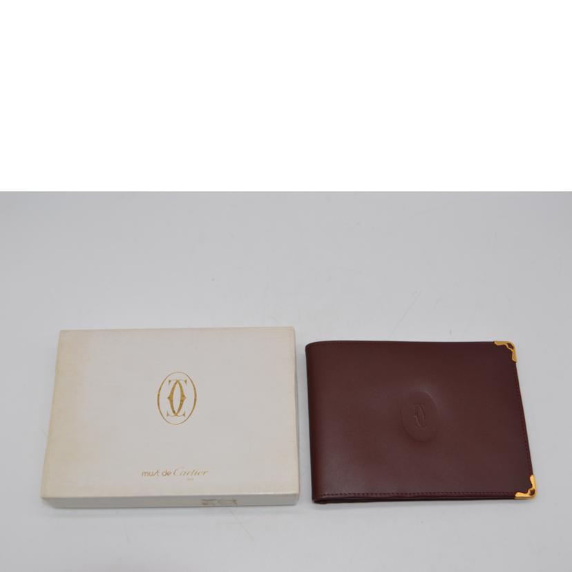 Cartier（カルティエ） カルティエ/マストラインラージレザー財布