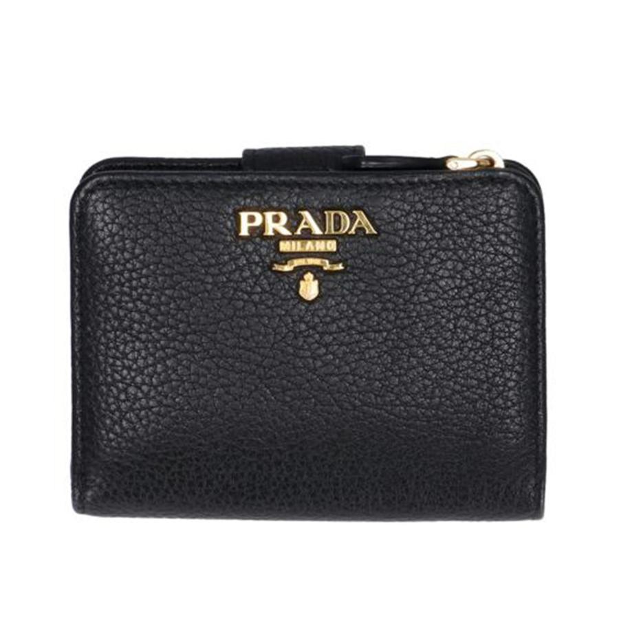 PRADA（プラダ） プラダ/L字ラウンドレザーウォレット/VITELLO GRAIN