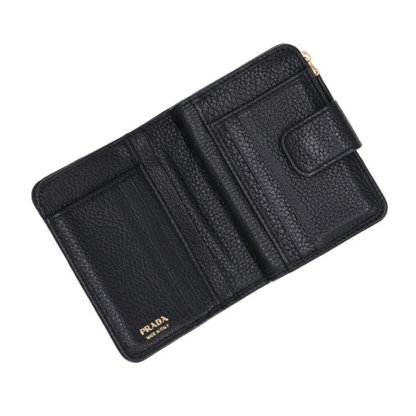 PRADA（プラダ） プラダ/L字ラウンドレザーウォレット/VITELLO GRAIN