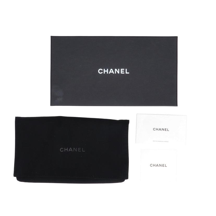 CHANEL シャネル/キャビアスキン/カメリアロングチェーンショルダー/ウォレット/NG2*****/シャネル/SAランク/91【中古】 br>CHANEL シャネル/キャビアスキン/カメリアロングチェーンショルダー