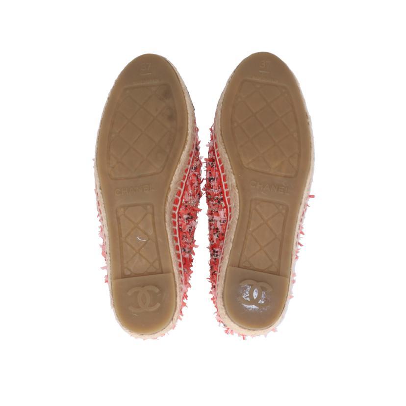 CHANEL パール装飾 エスパドリーユ 37