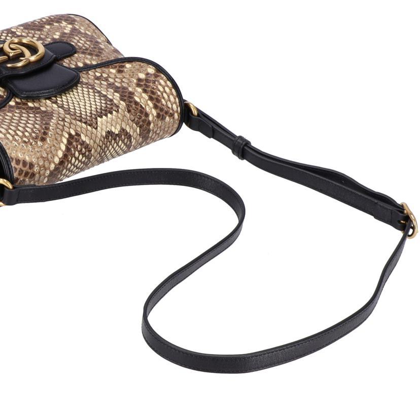 GUCCI グッチ/GGマーモントスモールメッセンジャー/パイソン/648934/520***/Aランク/91【中古】 GUCCI（グッチ） グッチ/GGマーモントスモールメッセンジャー/パイソン