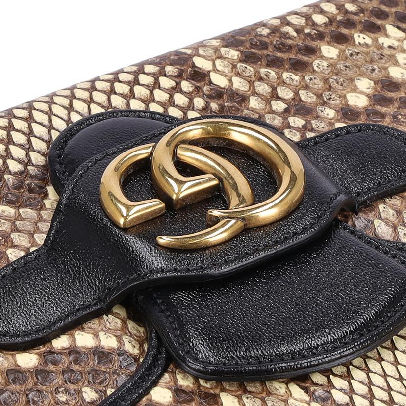 GUCCI グッチ/GGマーモントスモールメッセンジャー/パイソン/648934/520***/Aランク/91【中古】 GUCCI（グッチ） グッチ/GGマーモントスモールメッセンジャー/パイソン