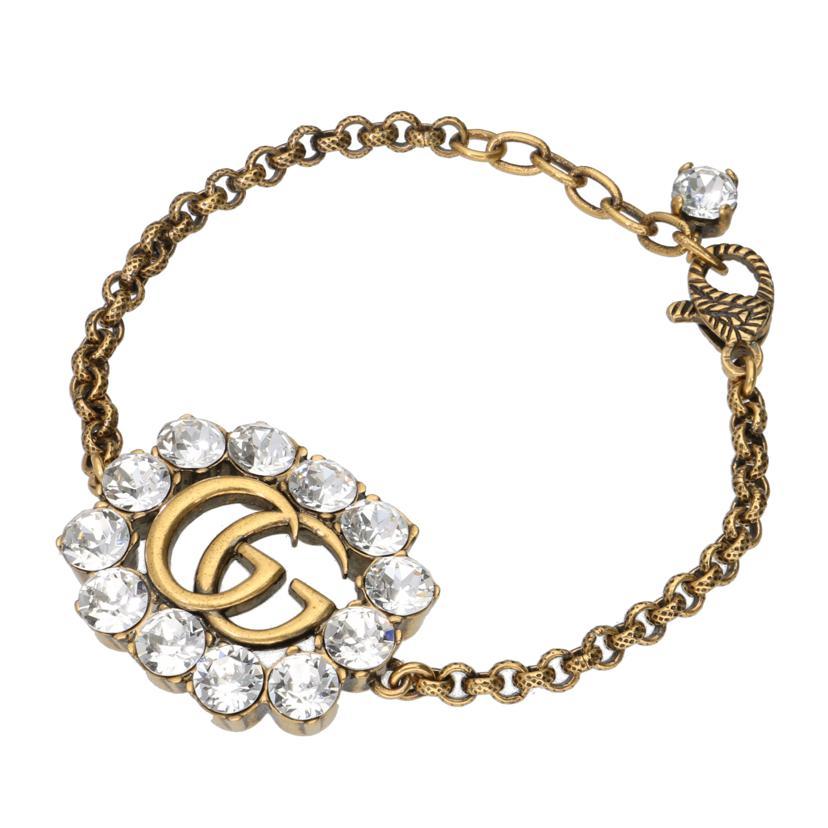 ［最終値下］GUCCI ゴールド ブレスレットウォッチ GUCCI（グッチ） グッチ/GGクリスタル/ダブルGブレスレット/エイジング