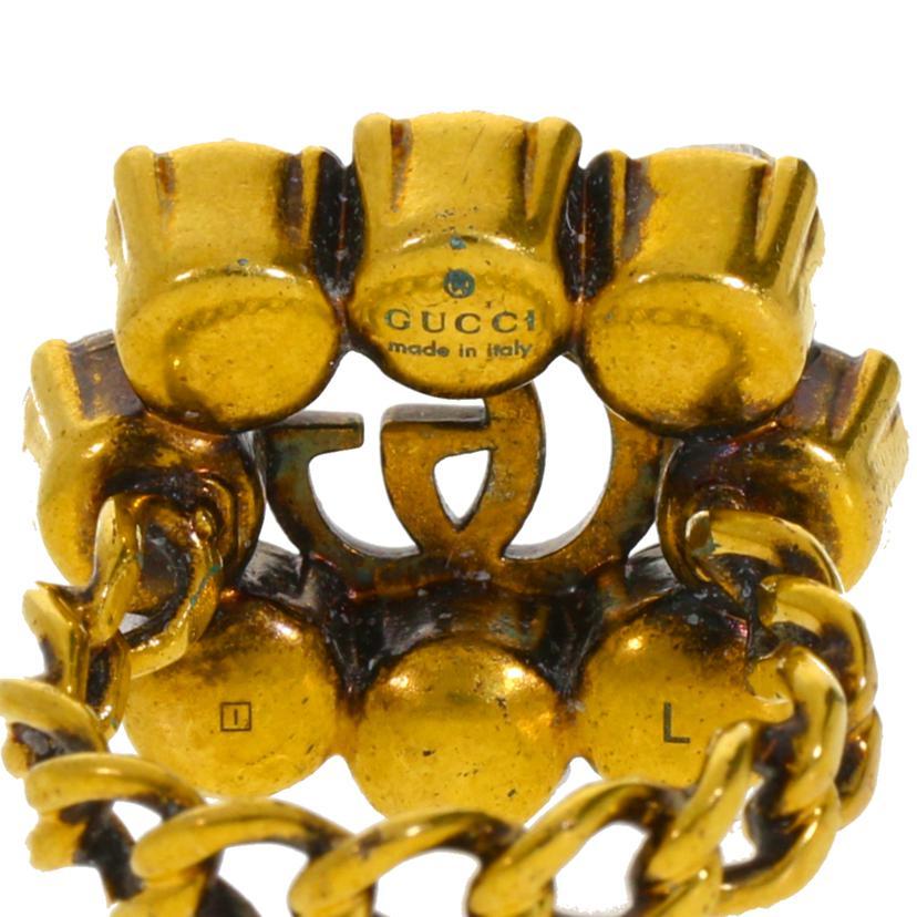 GUCCI（グッチ） グッチ/GGクリスタル/ダブルGリング/エイジング