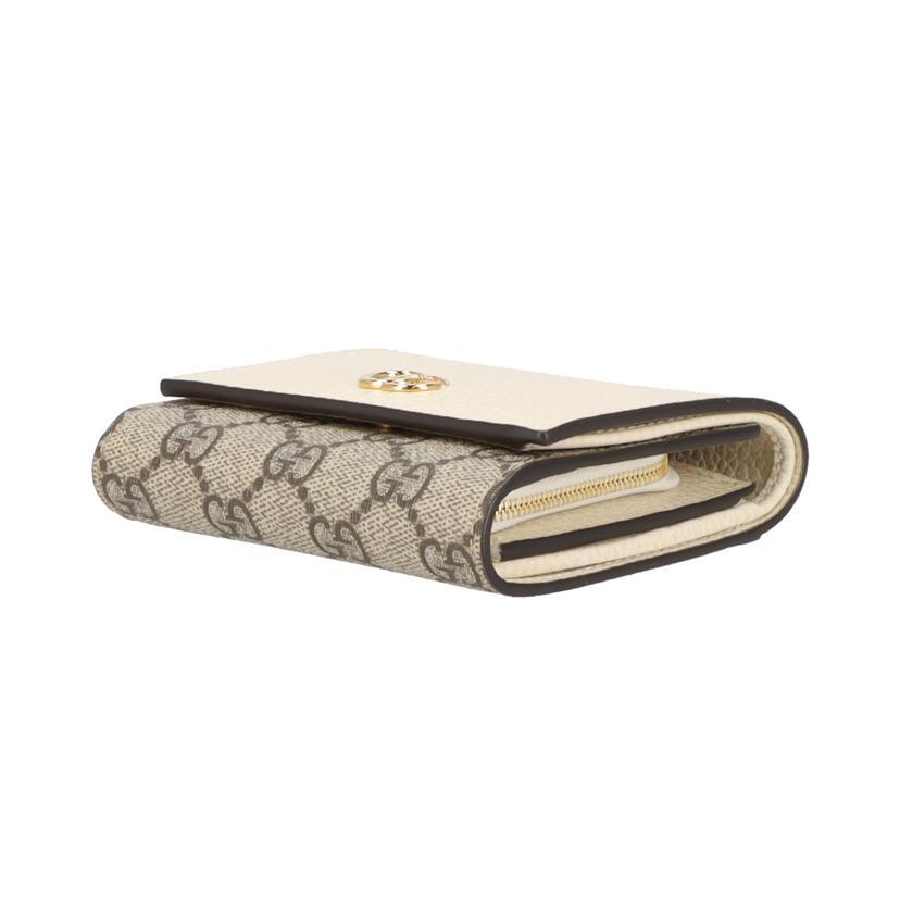 GUCCI（グッチ） グッチ/GGマーモント/ダブルGフラップウォレット