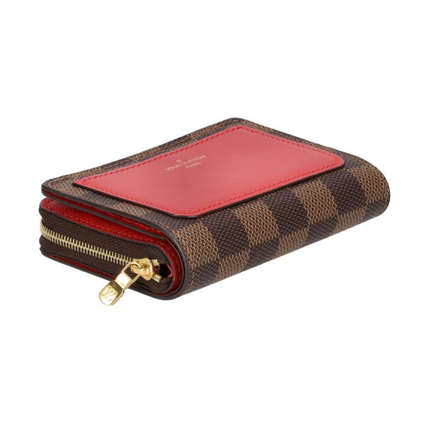 LOUIS VUITTON ルイ・ヴィトン/ポルトフォイユ・ルー/ダミエ/ルージュ/N60500/RFI*/Aランク/91【中古】 LOUIS VUITTON（ルイ・ヴィトン） ルイ・ヴィトン/ポルトフォイユ