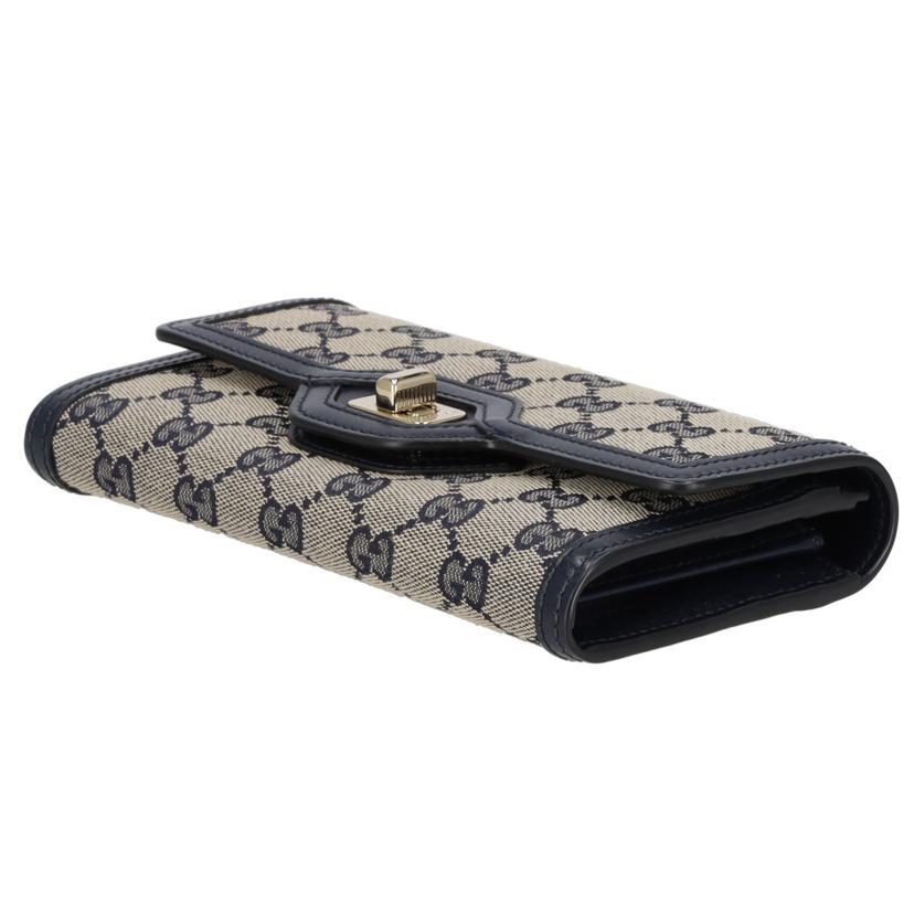 GUCCI グッチ/ルーチェ/GGキャンバスフラップウォレット/290034/206*/Aランク/91【中古】 GUCCI（グッチ） グッチ/ルーチェ/GGキャンバスフラップウォレット