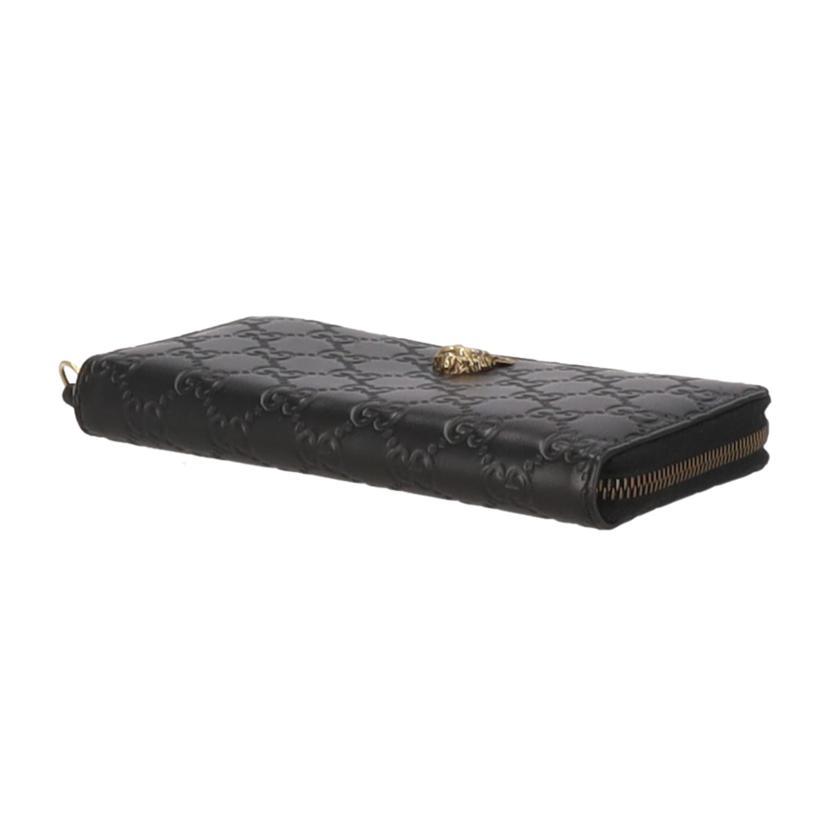 GUCCI グッチ/リネアキャット/レザーラウンドウォレット/548058   /218*/Aランク/91【中古】 GUCCI（グッチ） グッチ/リネアキャット/レザーラウンドウォレット