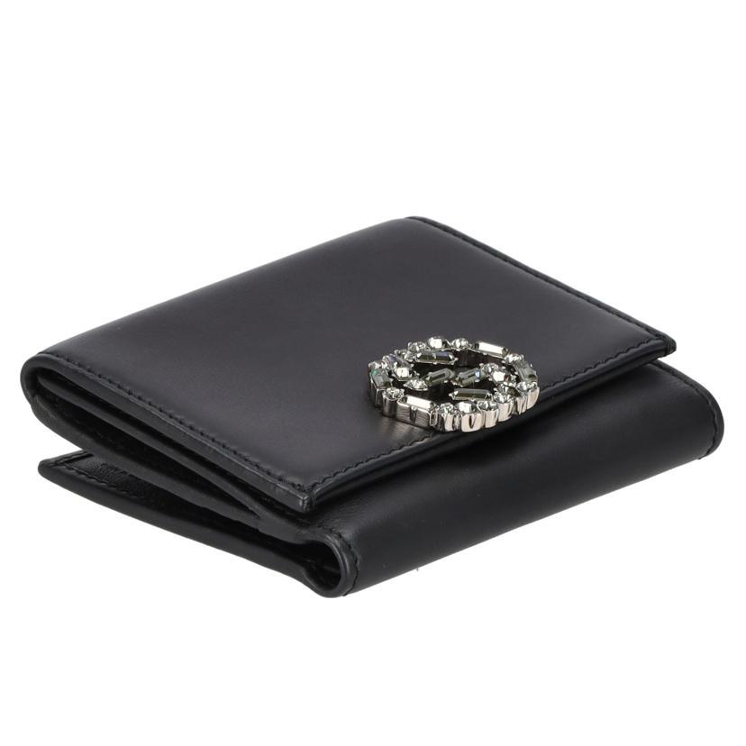 GUCCI グッチ/スパークリング/ミニフレンチフラップウォレット/369683/490**/Aランク/91【中古】 GUCCI（グッチ） グッチ/スパークリング/ミニフレンチフラップ