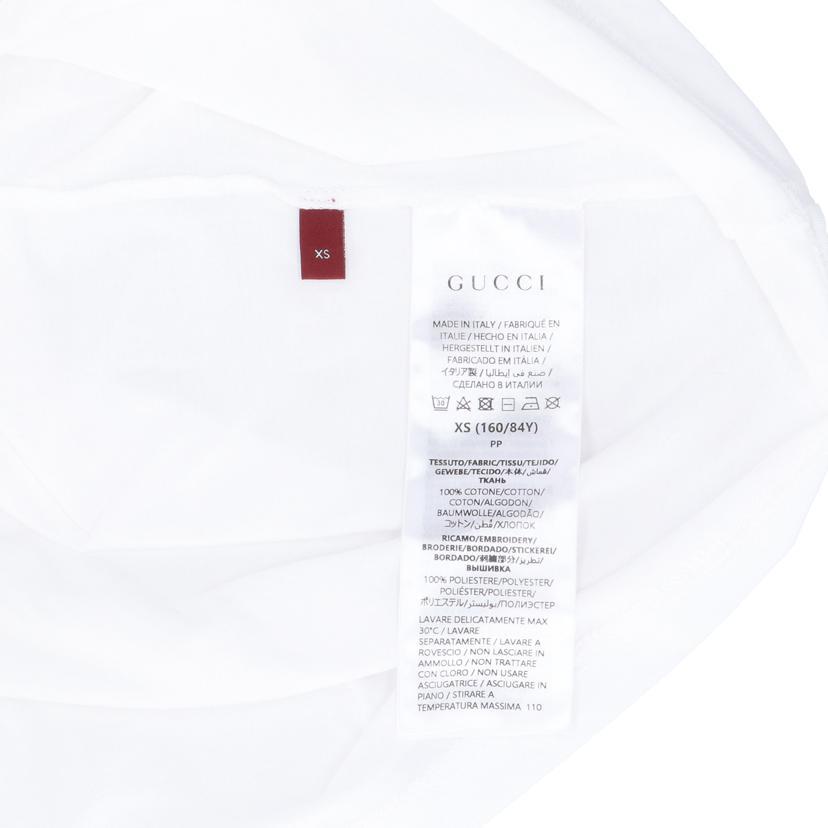 GUCCI グッチ/エンブロイダリー/コットンジャージT/787299/サイズ:XS/SAランク/91【中古】 GUCCI（グッチ） グッチ/エンブロイダリー/コットンジャージT/787299