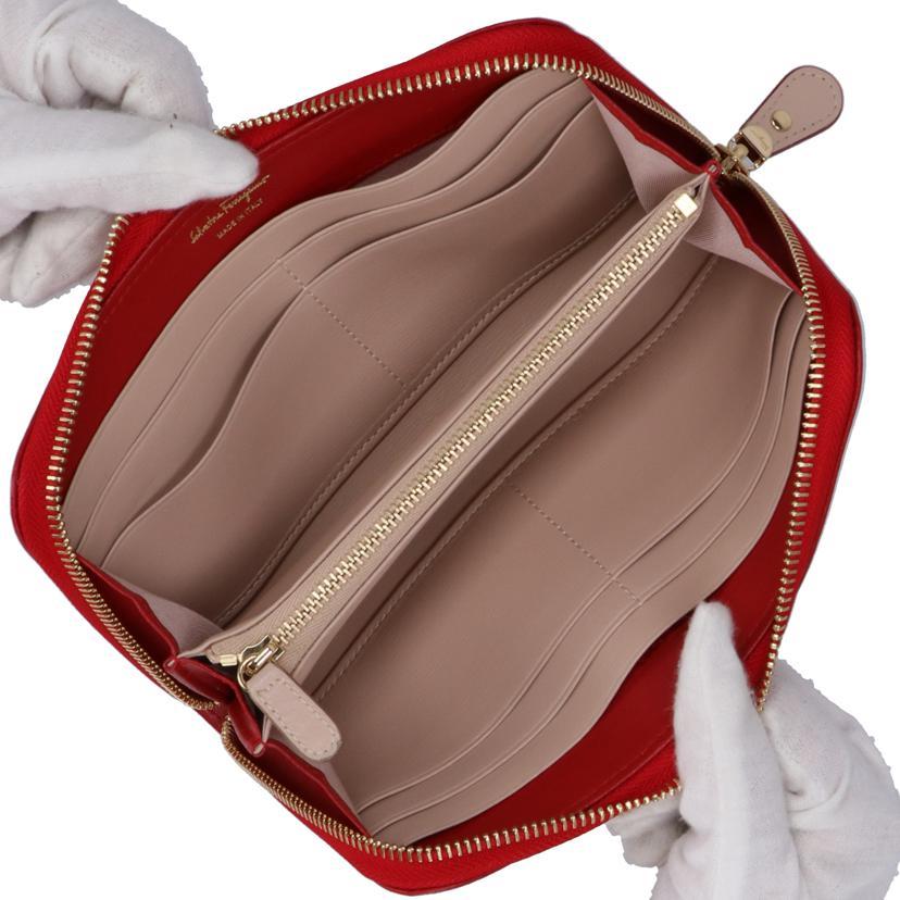 Ferragamo フェラガモ/ガンチーニラウンドファスナー/JL-22 C843/ABランク/91【中古】 FERRAGAMO（フェラガモ） フェラガモ/ガンチーニラウンドファスナー/JL