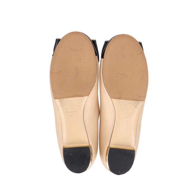 CHANEL シャネル/パールリボンバレエシューズ/G31355/サイズ:37C/Aランク/91【中古】 CHANEL（シャネル） シャネル/パールリボンバレエシューズ/G31355