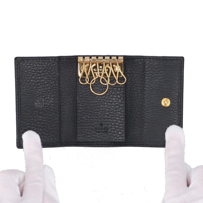 GUCCI グッチ/GGマーモント/6連キーケース/456118/214*/ABランク/91