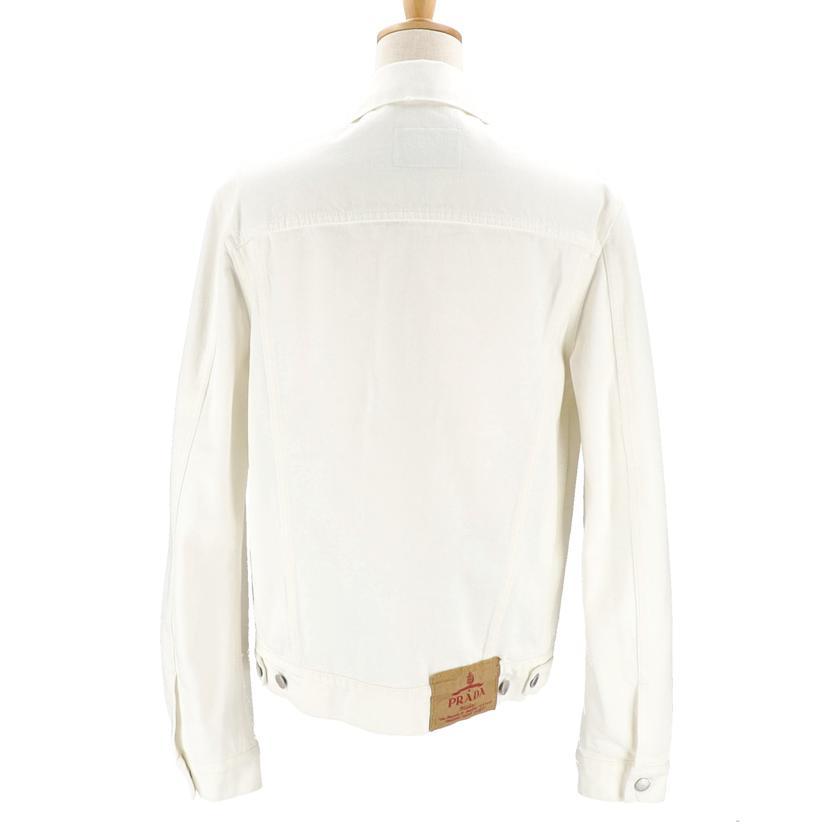 PRADA プラダ/23SS/トライアングルロゴ/ホワイトデニムジャケット/GFB299 S231/Aランク/91【中古】_1