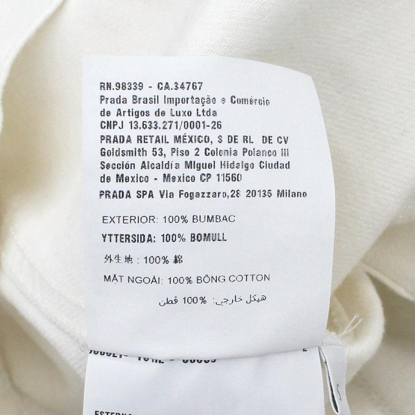 PRADA プラダ/23SS/トライアングルロゴ/ホワイトデニムジャケット/GFB299 S231/Aランク/91【中古】_3