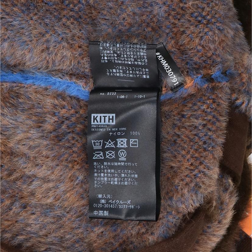 KITH キス/プレイドモヘア カーディガン/2022/22-080-060-0003-4-0/Aランク/91【中古】 KITH（キス） キス/プレイドモヘア カーディガン/2022/22-080-060-0003