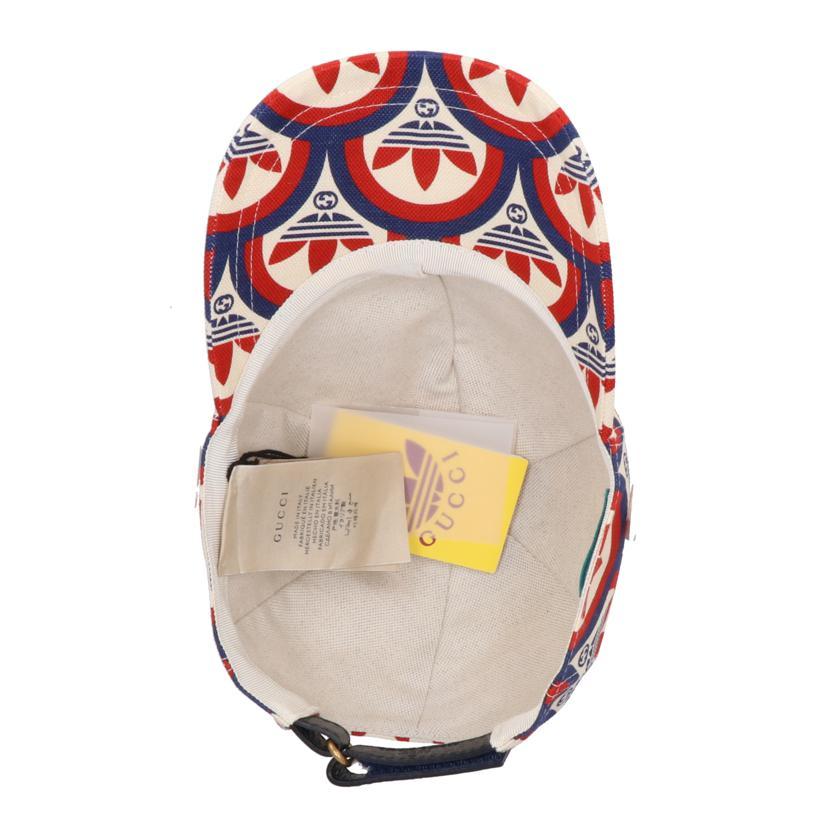 ★新品未使用！GUCCI ベースボールキャップ付属品全てあります^o^ GUCCI（グッチ） グッチ/GUUCI × adidas ベースボールキャップ/696485