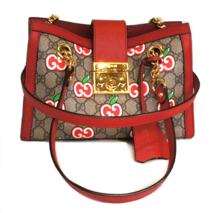 グッチ 498156 ショルダーバッグ ベージュ×レッド×マルチカラー  GUCCI パドロック GGアップル 楽天市場】グッチ 498156の通販