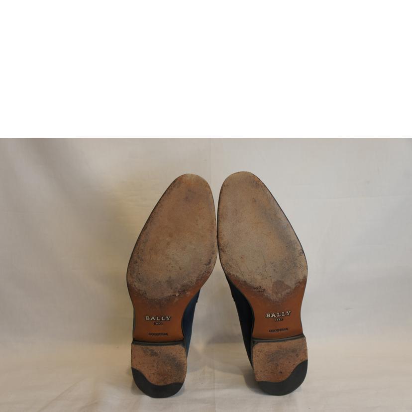 Bally BALLY バリー/ブルーネイビーカーフスウェードコイン